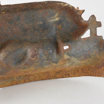 Vintage Pig Iron Door Stop