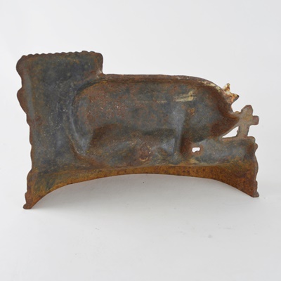 Vintage Pig Iron Door Stop