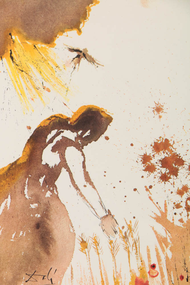 After Salvador Dalí Offset Lithograph on Paper "Thy Will be Done, on Earth As It Is on Heaven..."