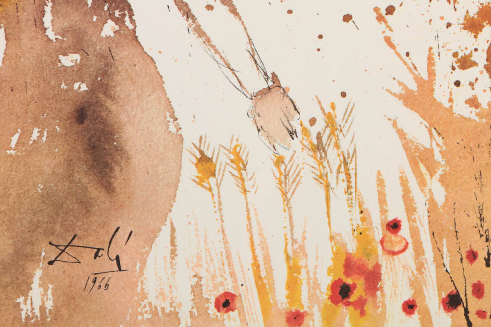 After Salvador Dalí Offset Lithograph on Paper "Thy Will be Done, on Earth As It Is on Heaven..."