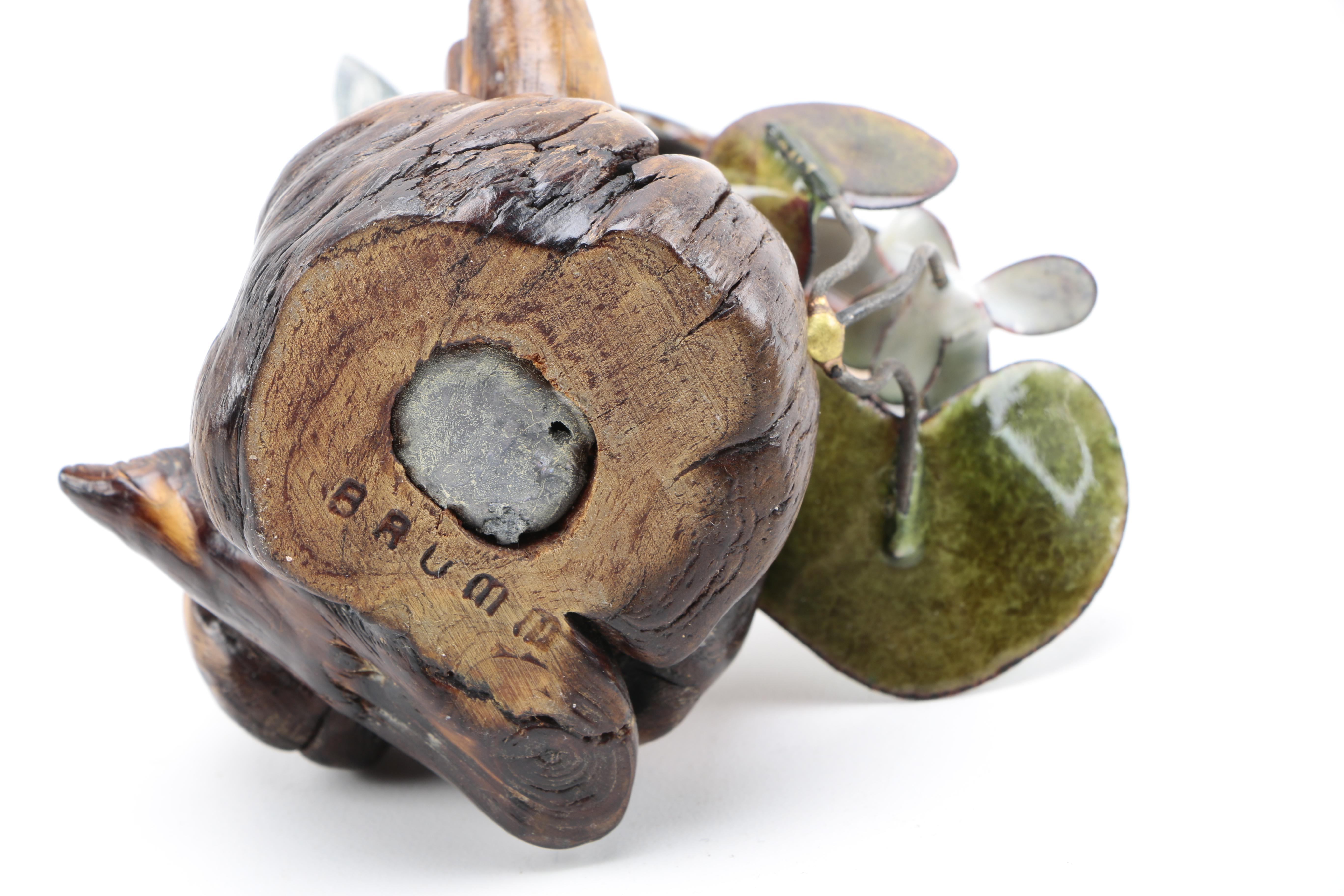 Norman Brumm Enameled Bird Sculptures