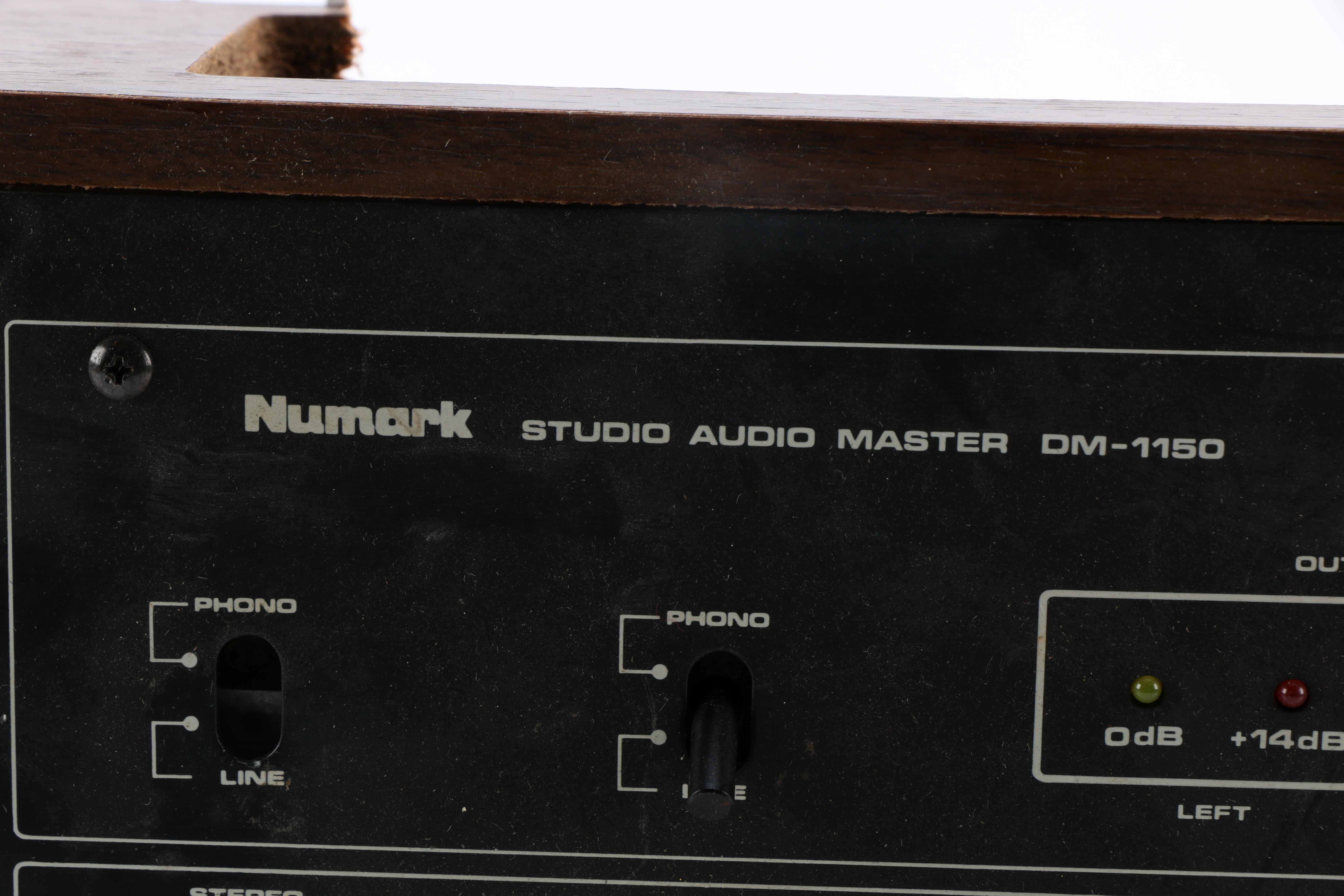 Vintage Numark DM-1150 Studio Audio Master 4-Channel Mixer