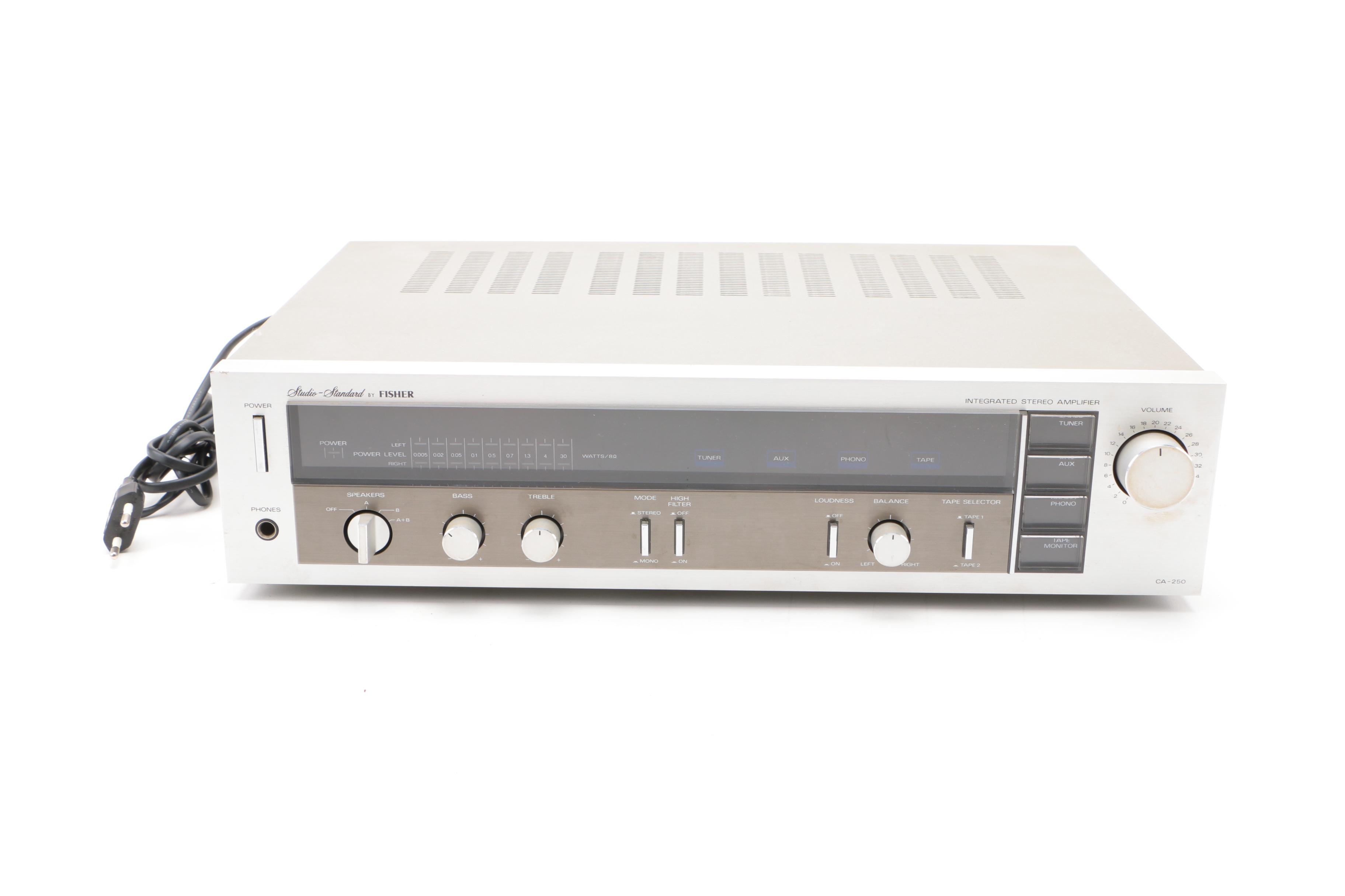 Vintage Fisher Studio-Standard Stereo Equipment