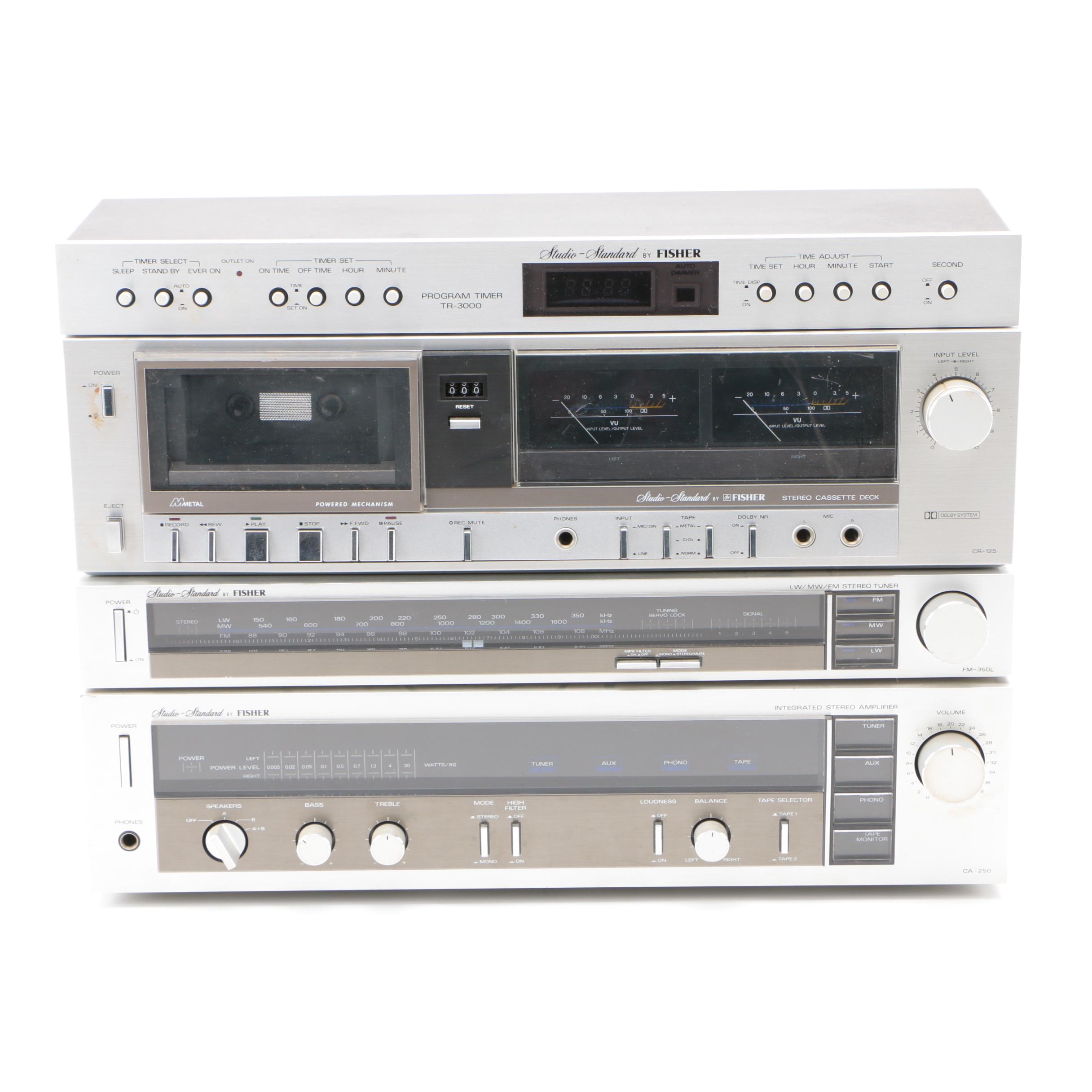 Vintage Fisher Studio-Standard Stereo Equipment