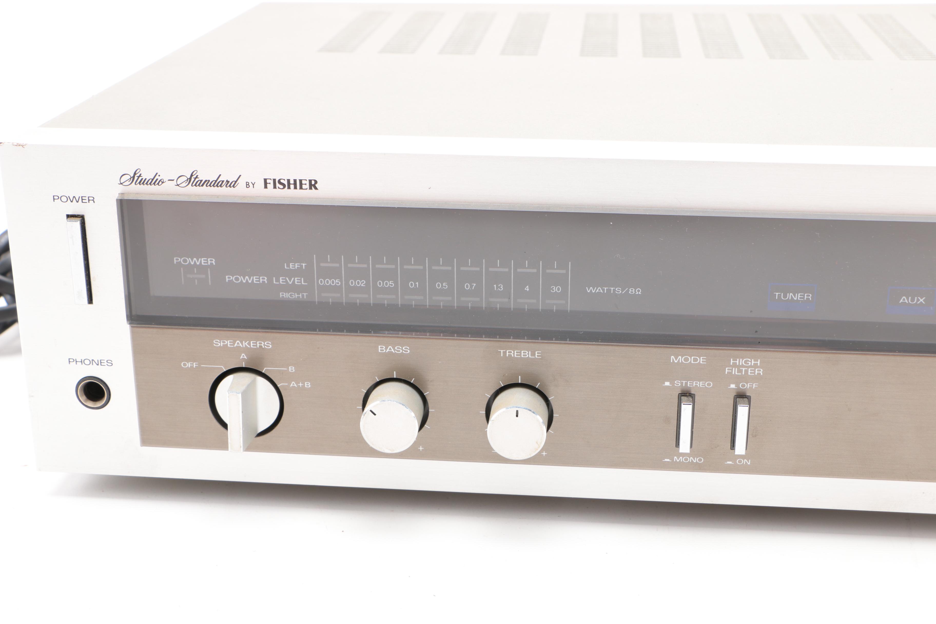 Vintage Fisher Studio-Standard Stereo Equipment