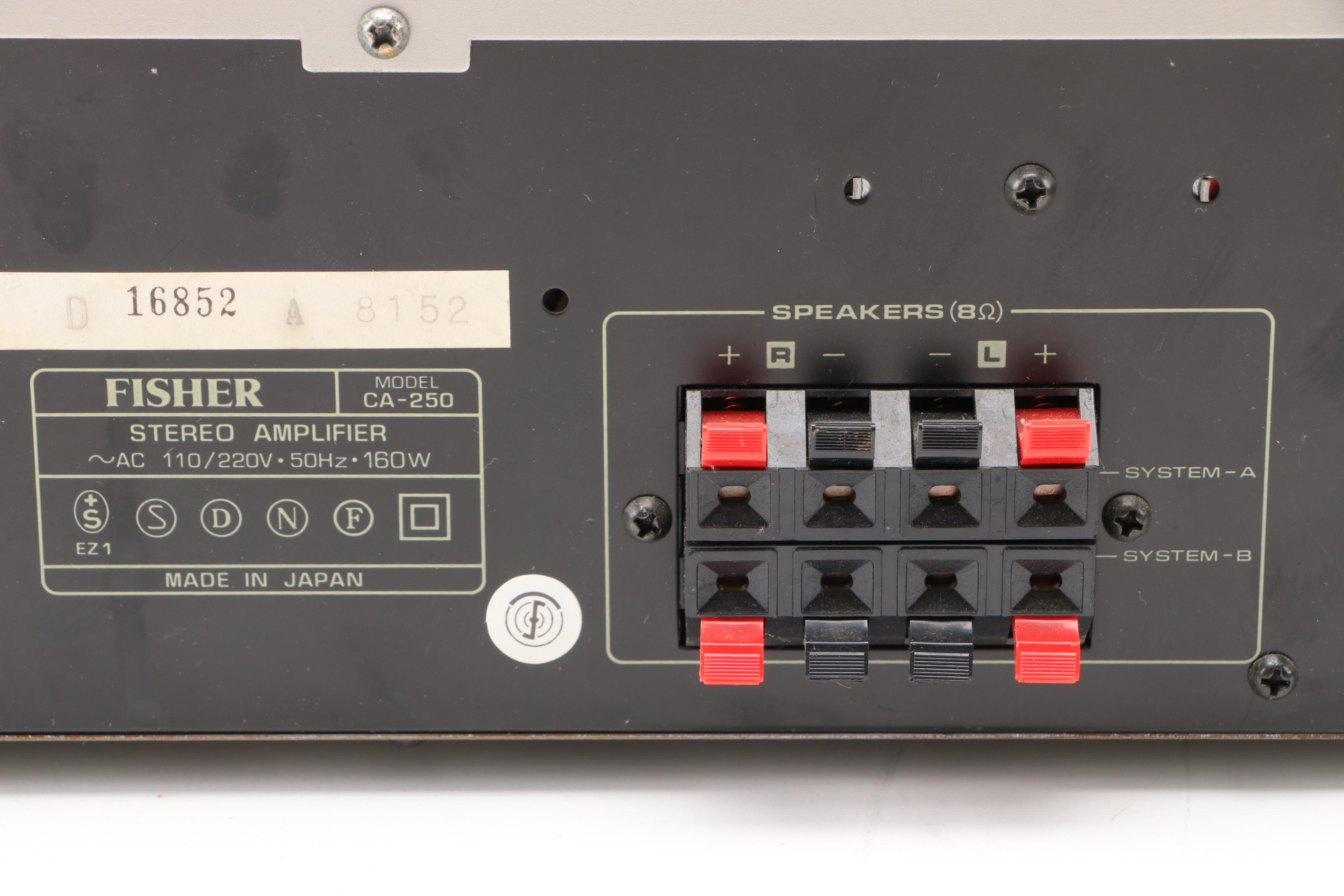 Vintage Fisher Studio-Standard Stereo Equipment