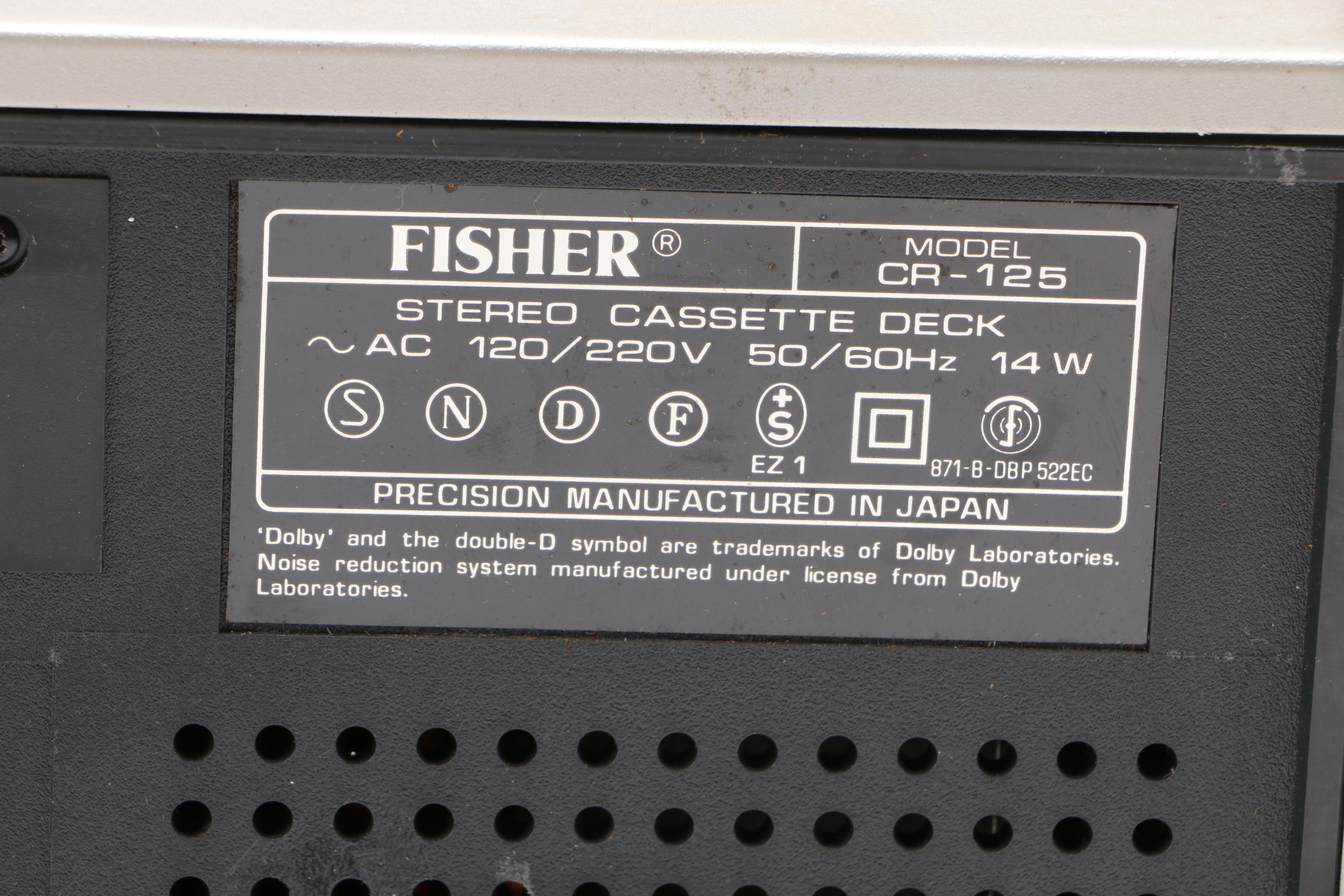 Vintage Fisher Studio-Standard Stereo Equipment