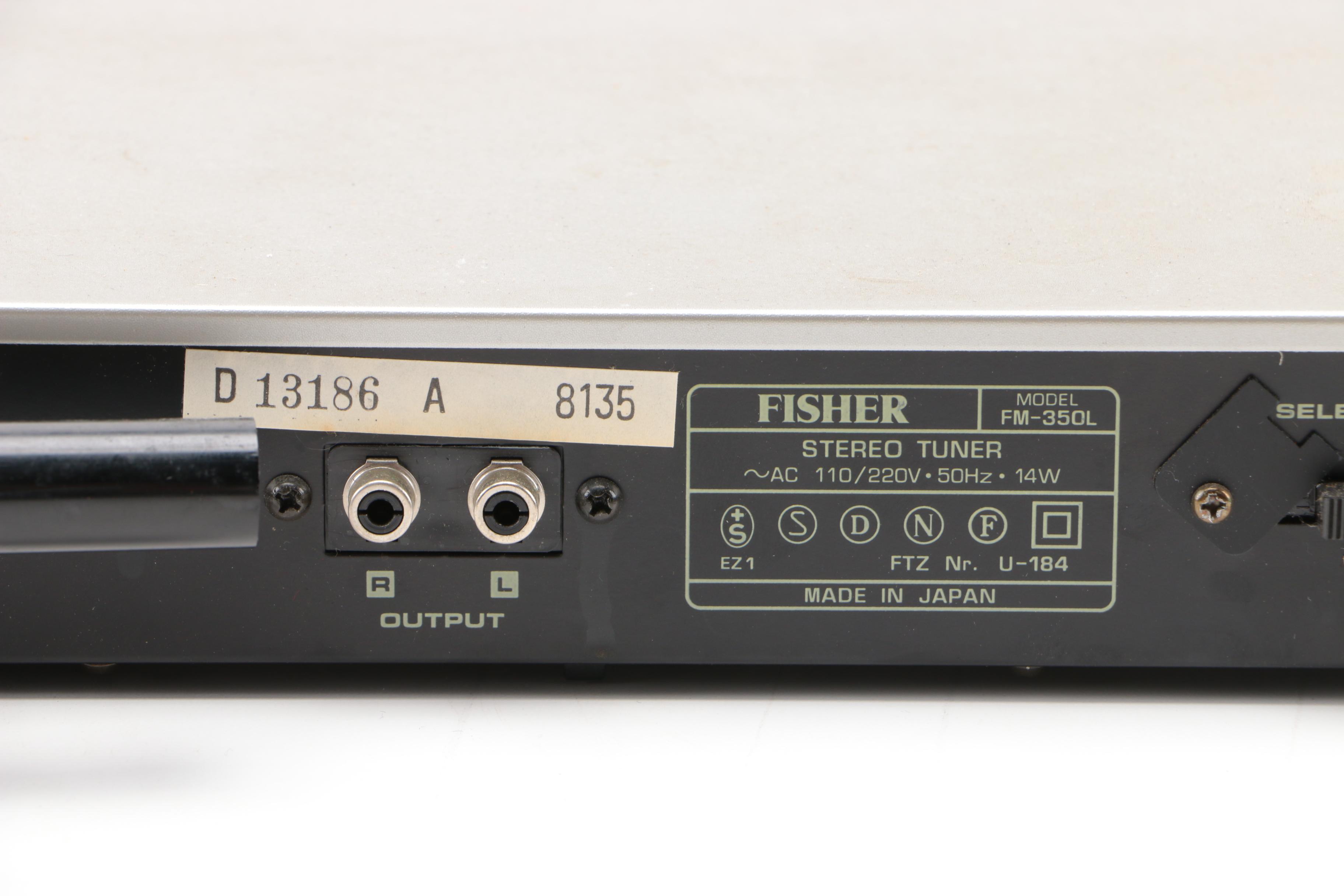 Vintage Fisher Studio-Standard Stereo Equipment