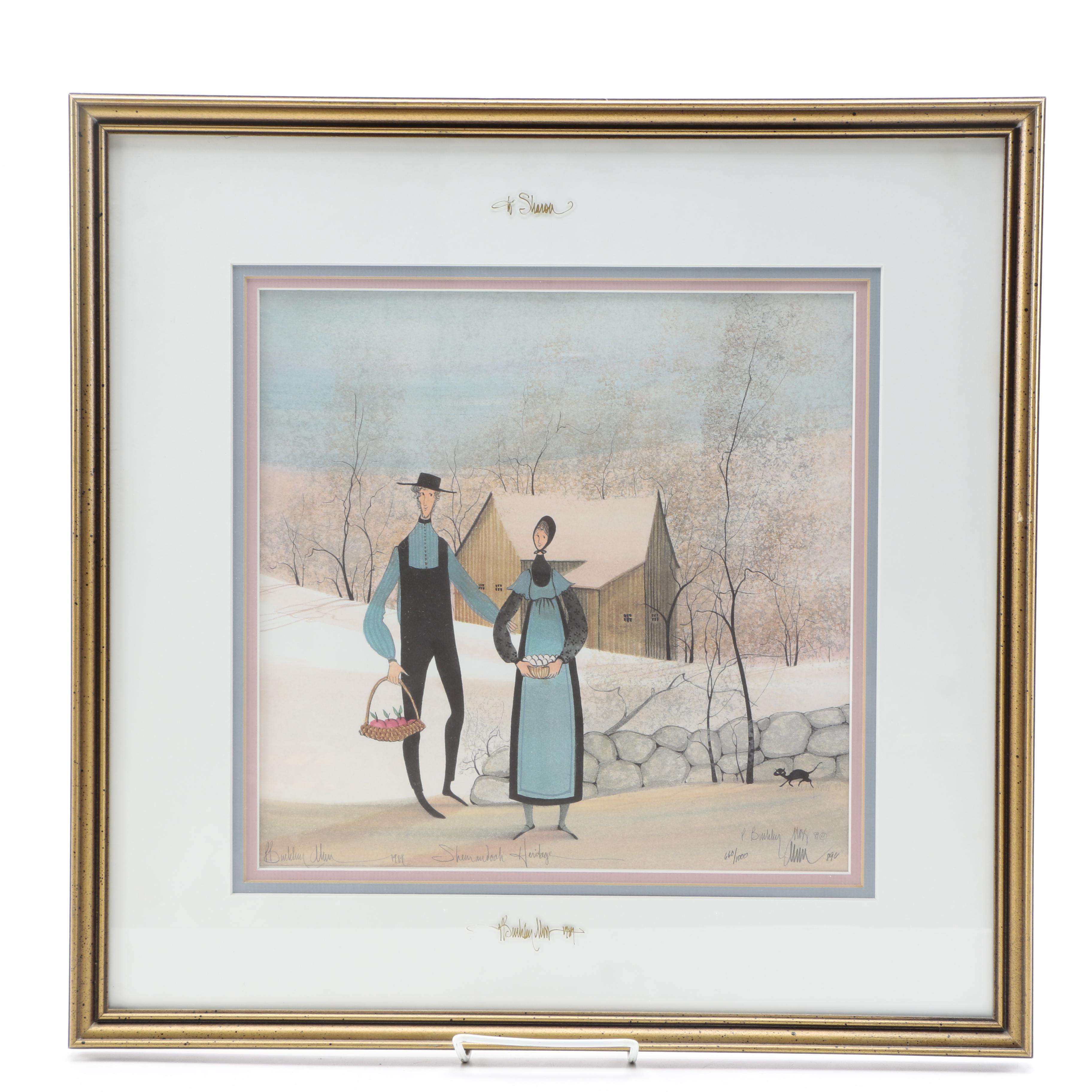 P. Buckley Moss Limited Edition Offset Lithograph "Shenandoah Heritage"