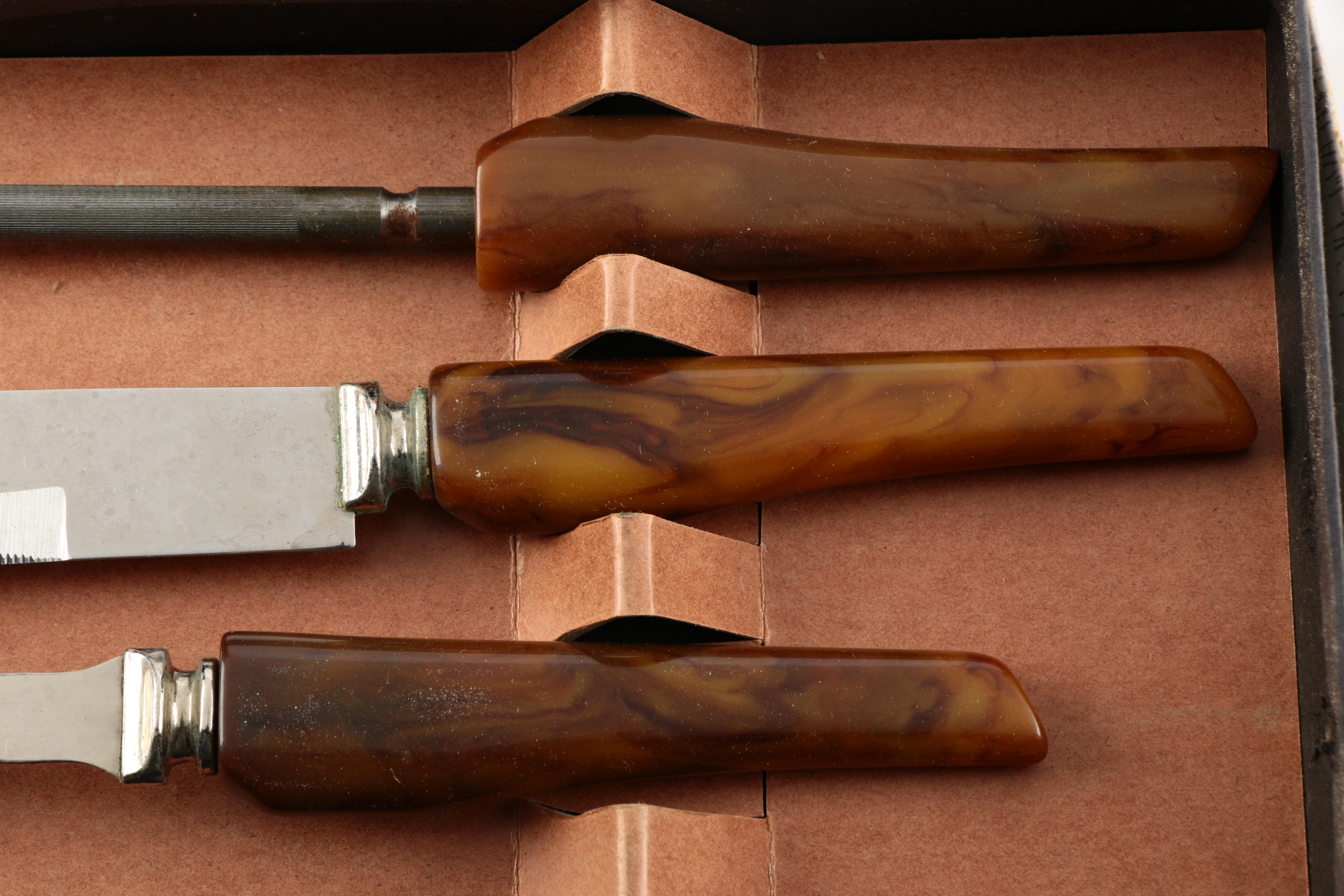 Pair of Regent of Sheffield Cutlery Sets