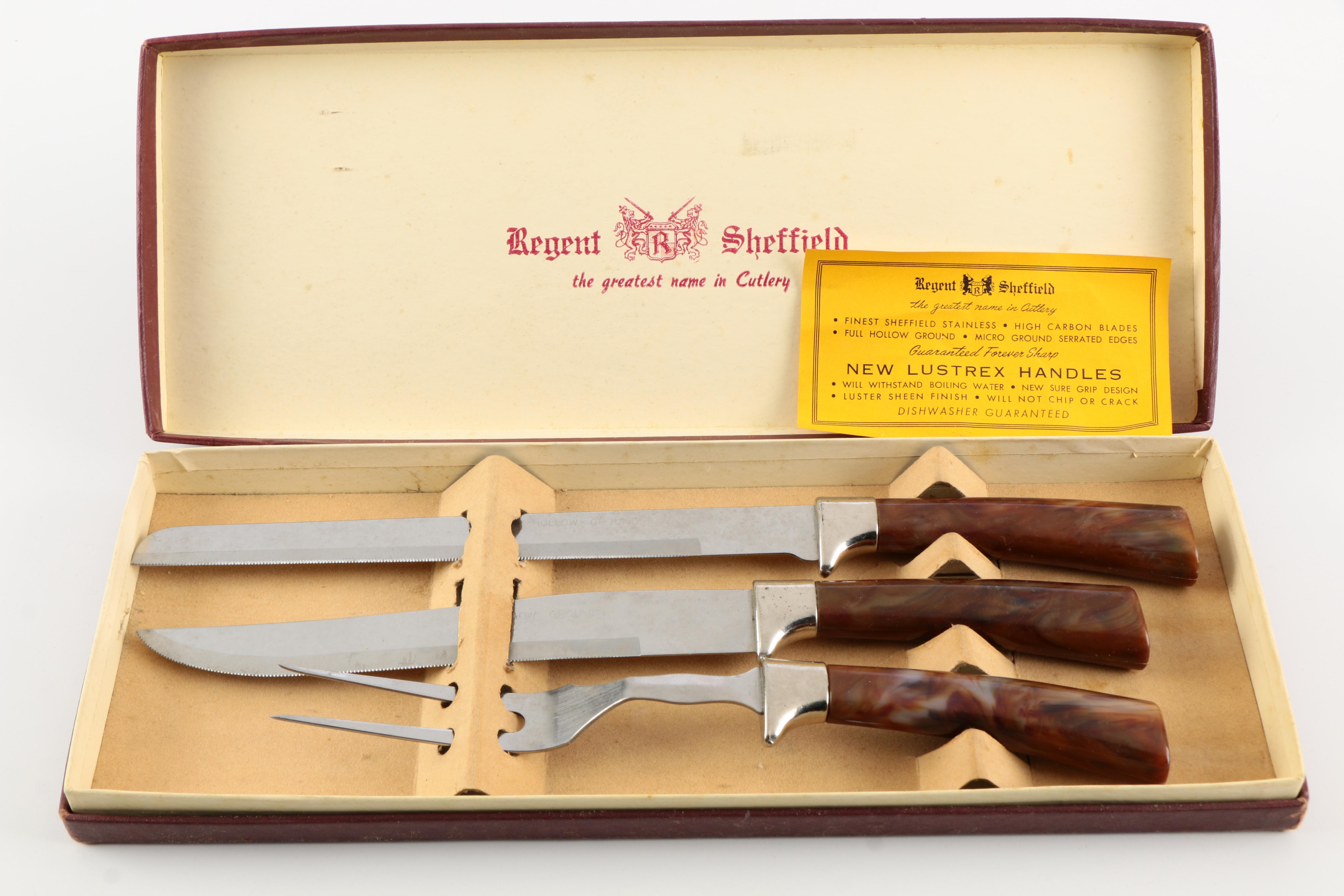 Pair of Regent of Sheffield Cutlery Sets