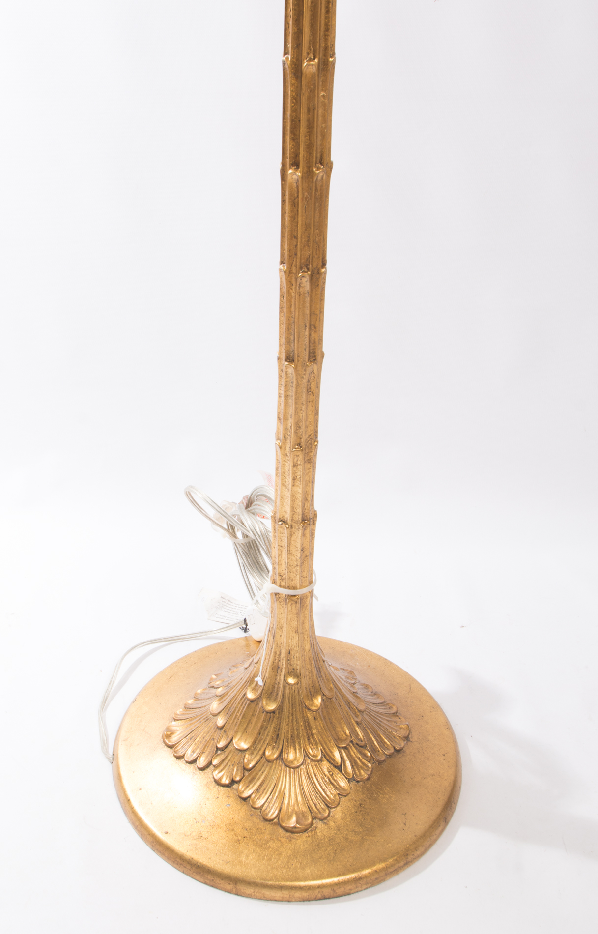 Gold Tone Torchiere Floor Lamp by Robert Abbey Inc.