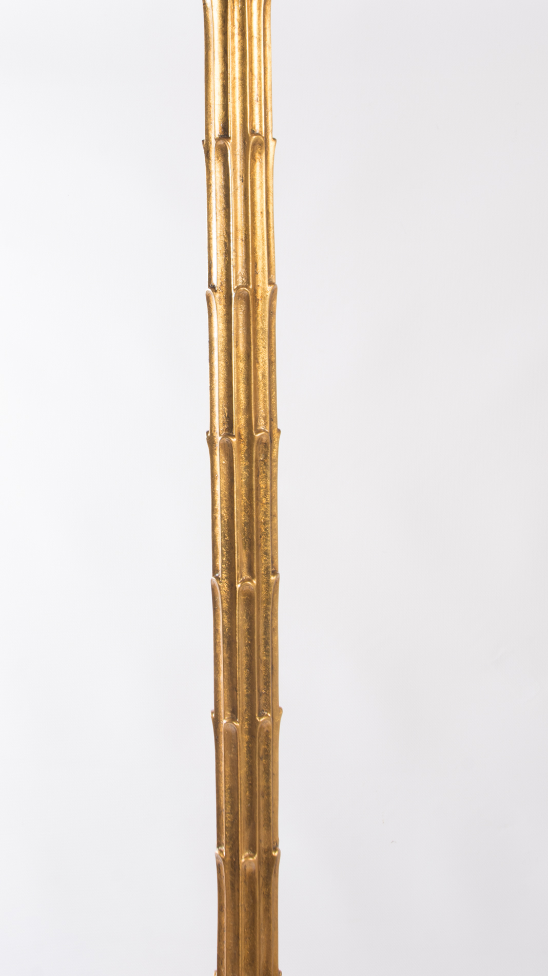 Gold Tone Torchiere Floor Lamp by Robert Abbey Inc.