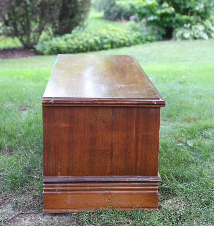 Art Deco Style Cedar Chest by Montgomery Ward