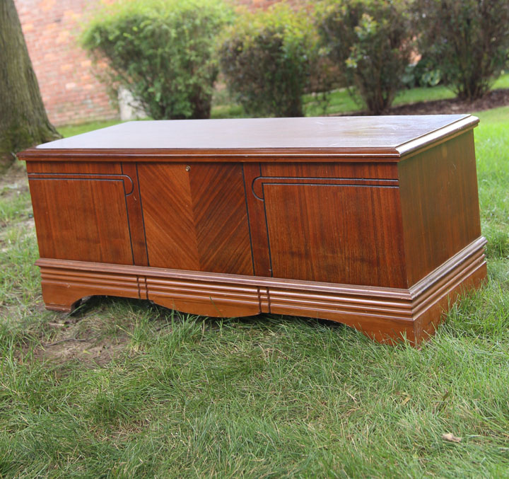 Art Deco Style Cedar Chest by Montgomery Ward