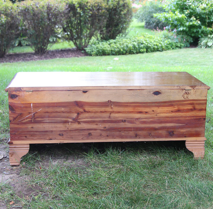 Art Deco Style Cedar Chest by Montgomery Ward