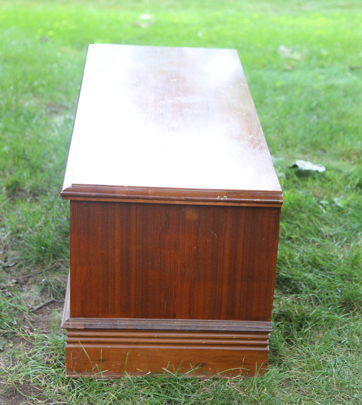 Art Deco Style Cedar Chest by Montgomery Ward
