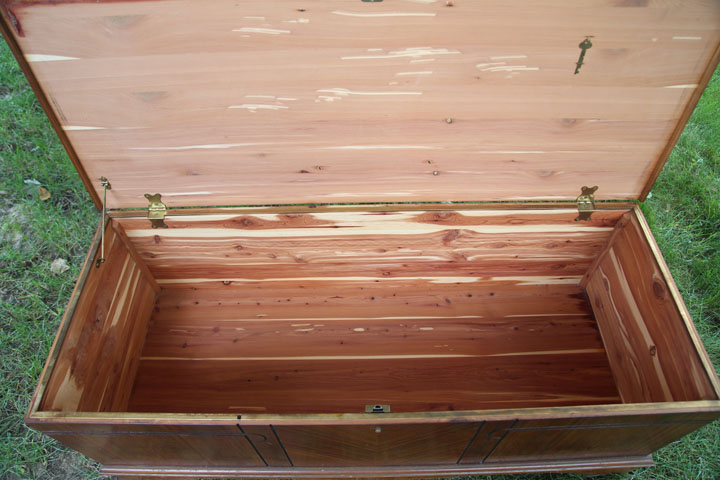 Art Deco Style Cedar Chest by Montgomery Ward