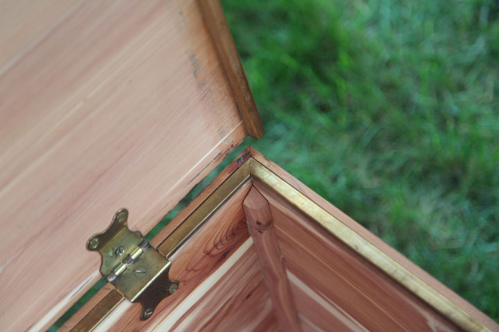 Art Deco Style Cedar Chest by Montgomery Ward