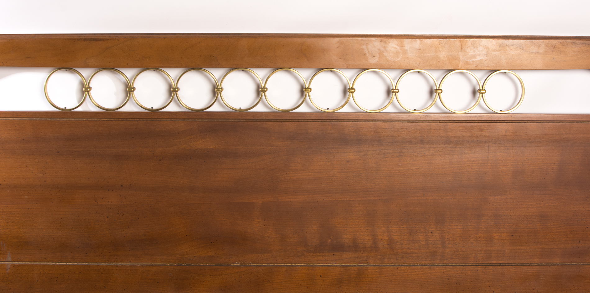 Vintage Hollywood Regency Style Full Bed Frame