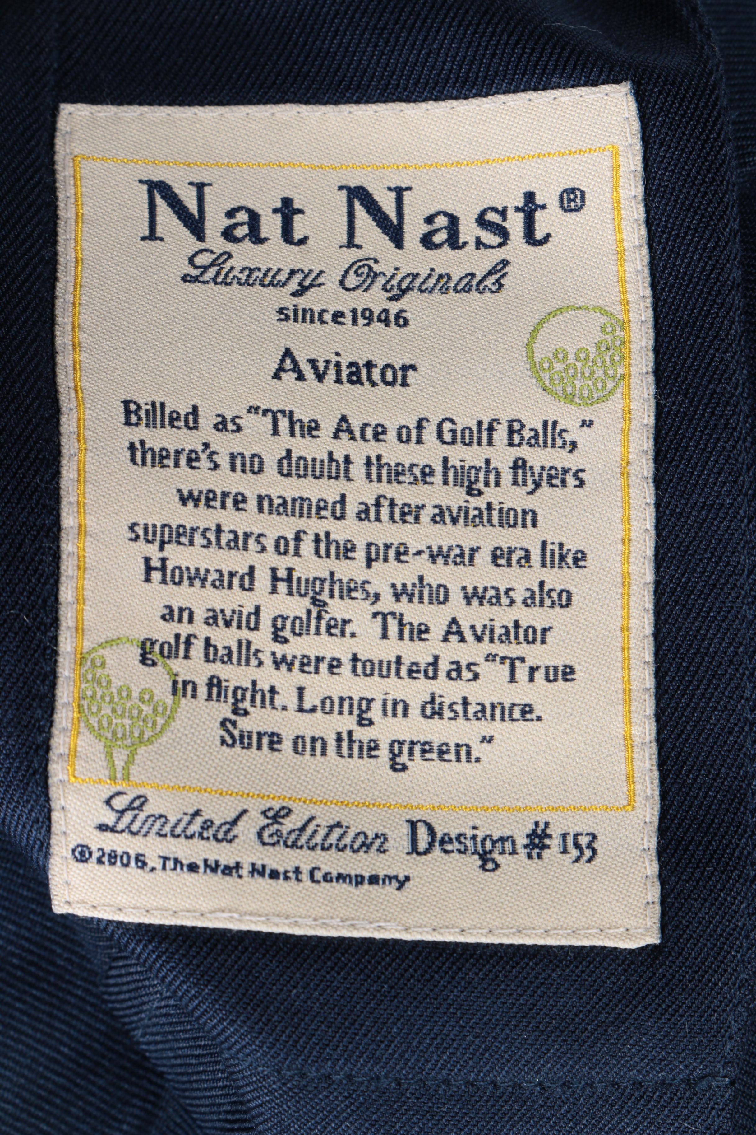 Limited Edition "Aviator" Golf Ball Shirt by Nat Nast