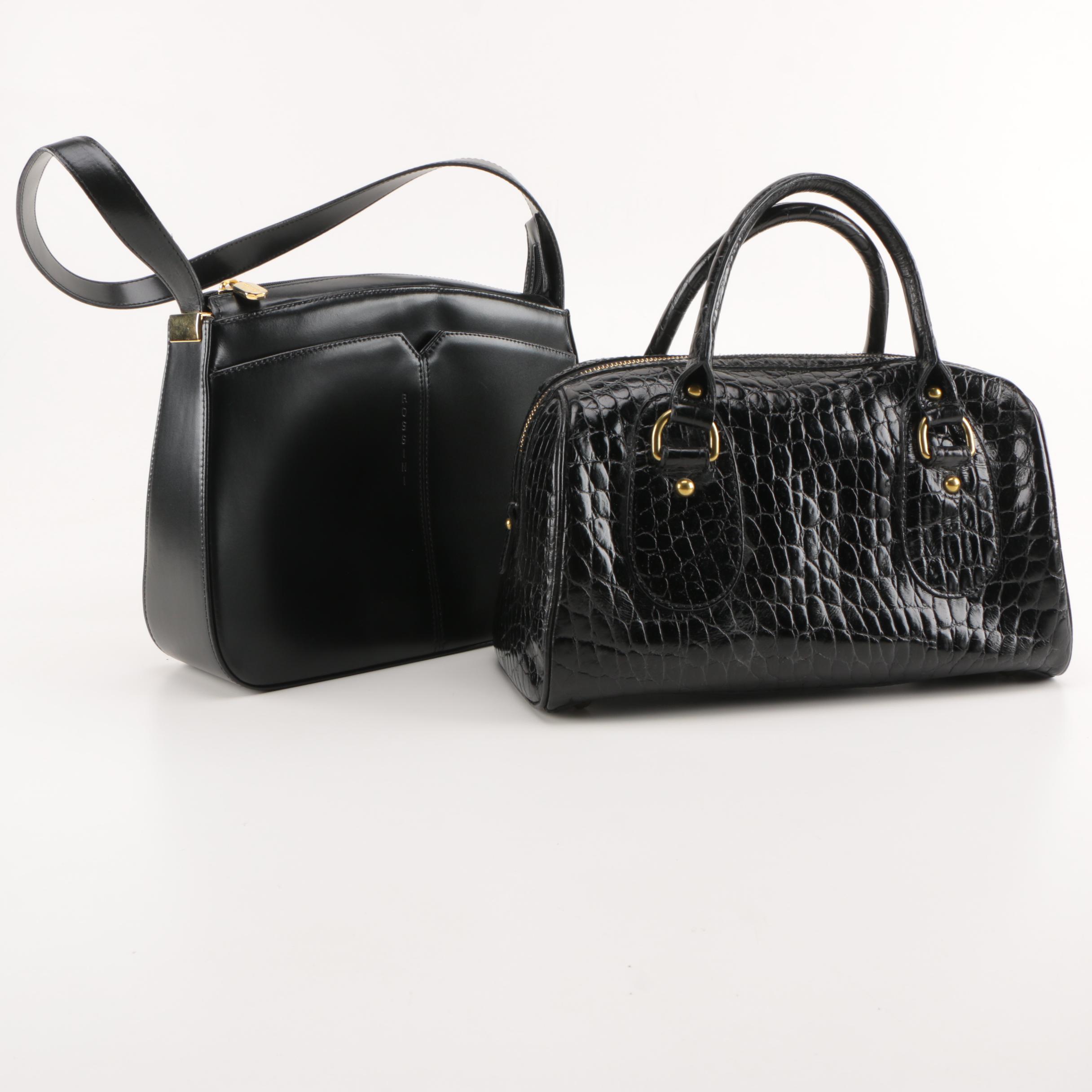 Rossini and Banana Republic Black Handbags