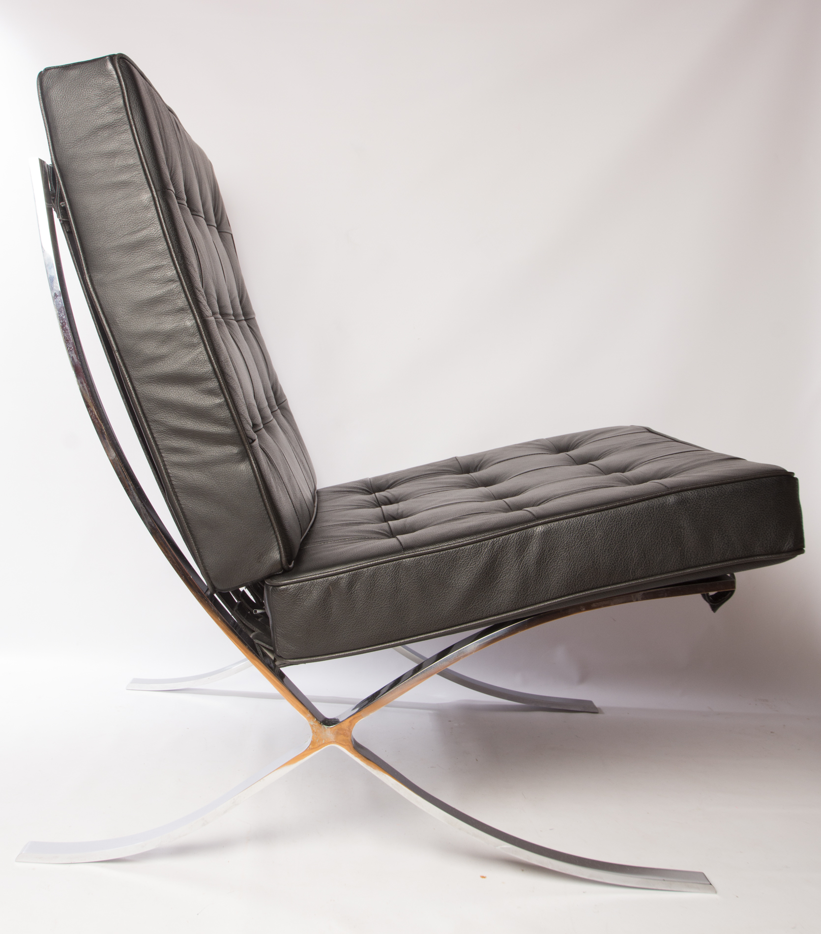 Barcelona Style Chair with Ottoman