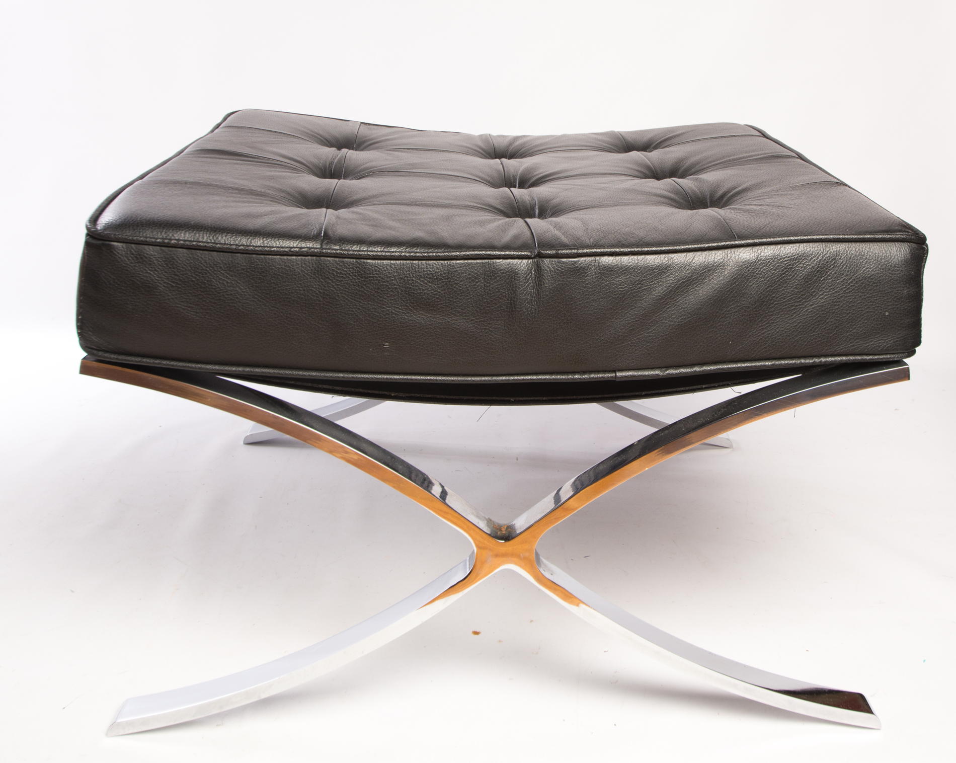 Barcelona Style Chair with Ottoman