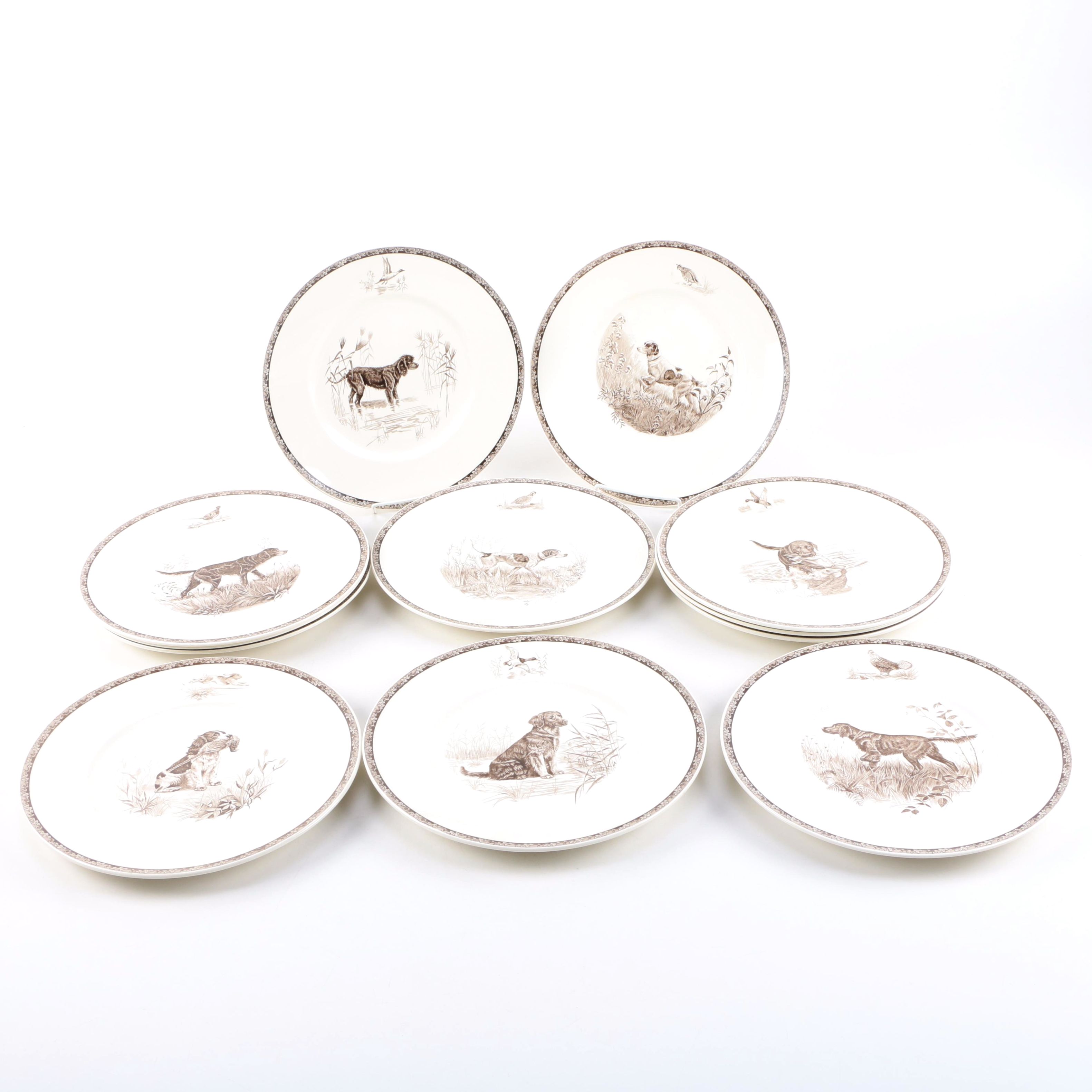 Wedgwood "The American Sporting Dog" Plates