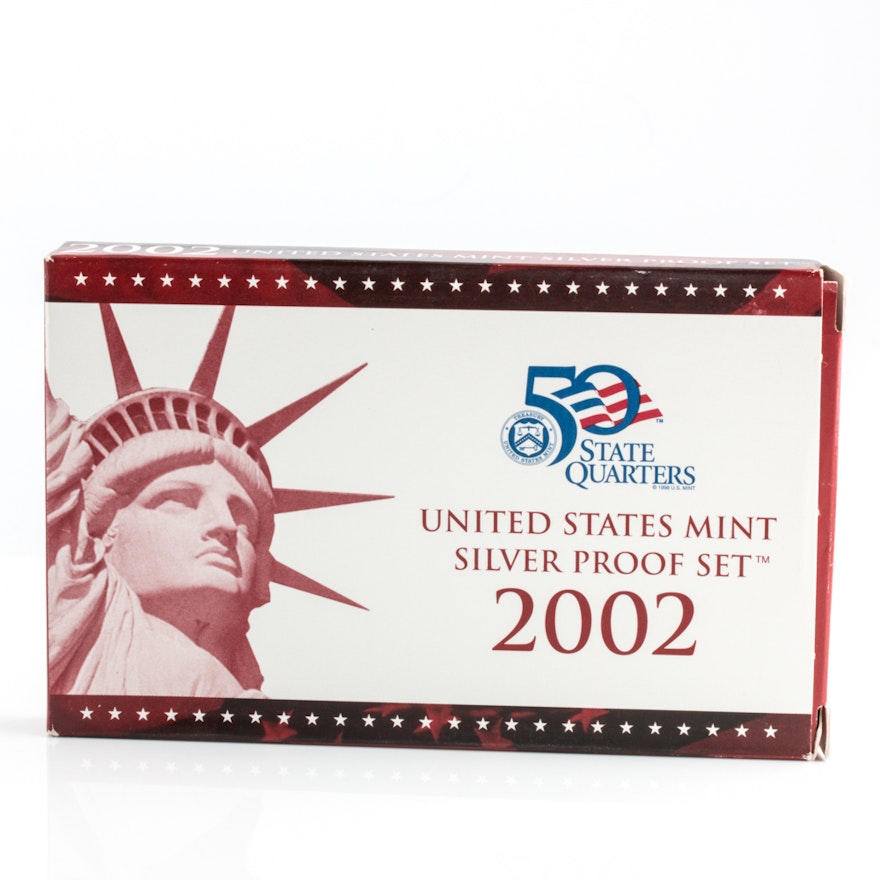 2002 United States Mint Silver Proof Set