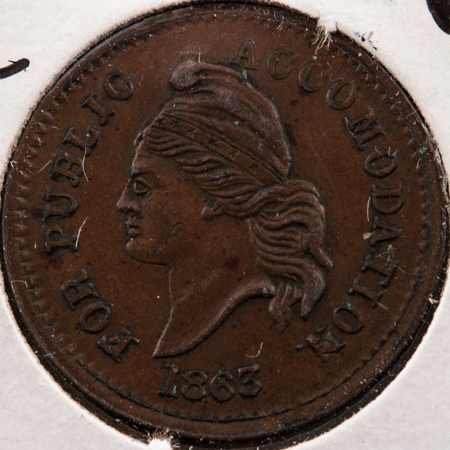 1863 Civil War Token