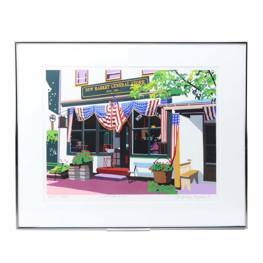 Joseph Craig English Artist Proof Serigraph "General Store"