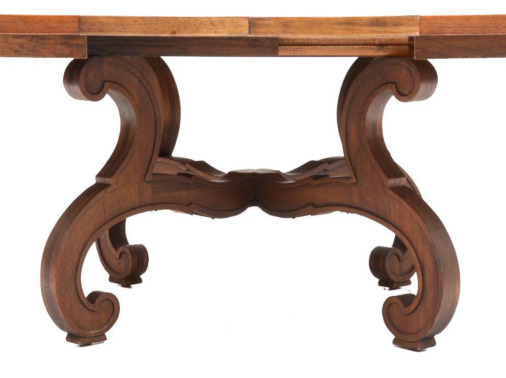 Octagonal "Esperanto" Oak Veneer Table By Drexel