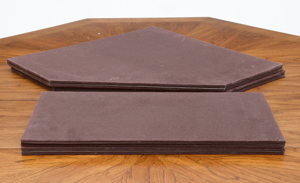 Octagonal "Esperanto" Oak Veneer Table By Drexel