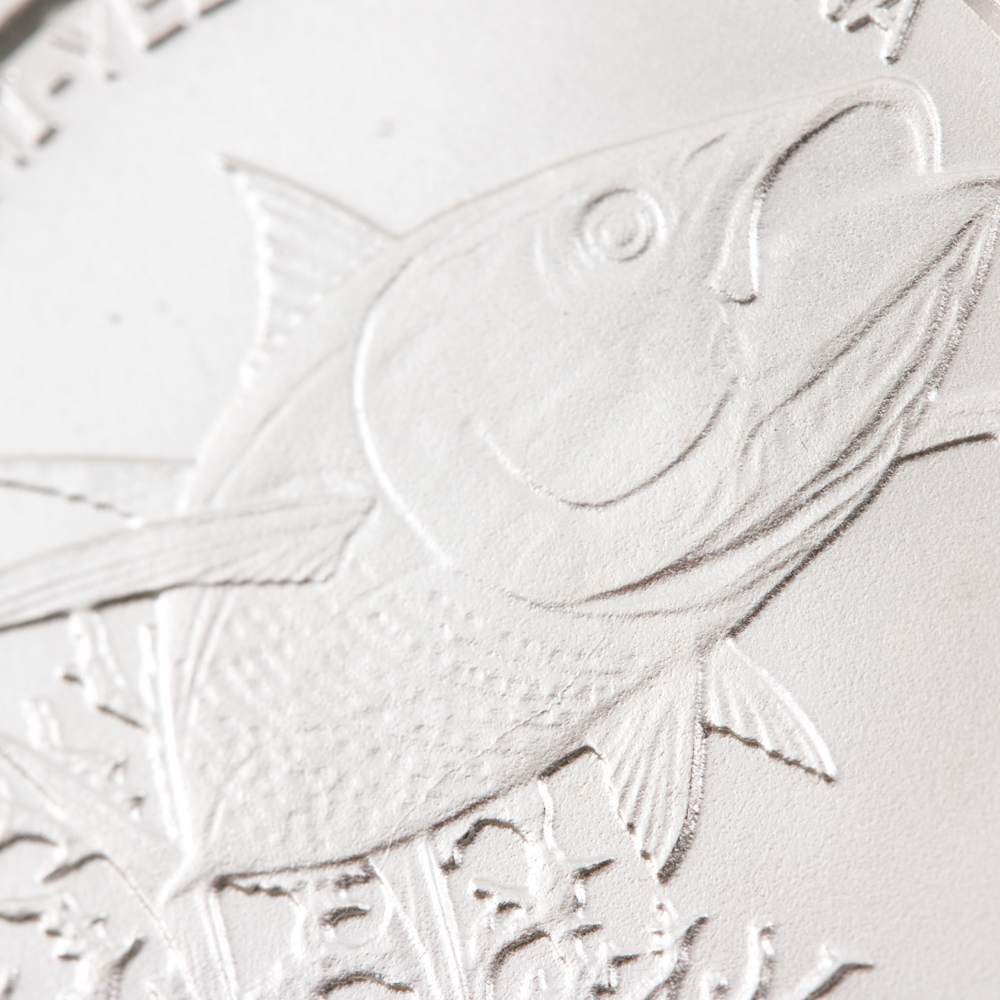 2014 Tokelau Kakahi Yellowfin Tuna Silver Two Dollar Coin