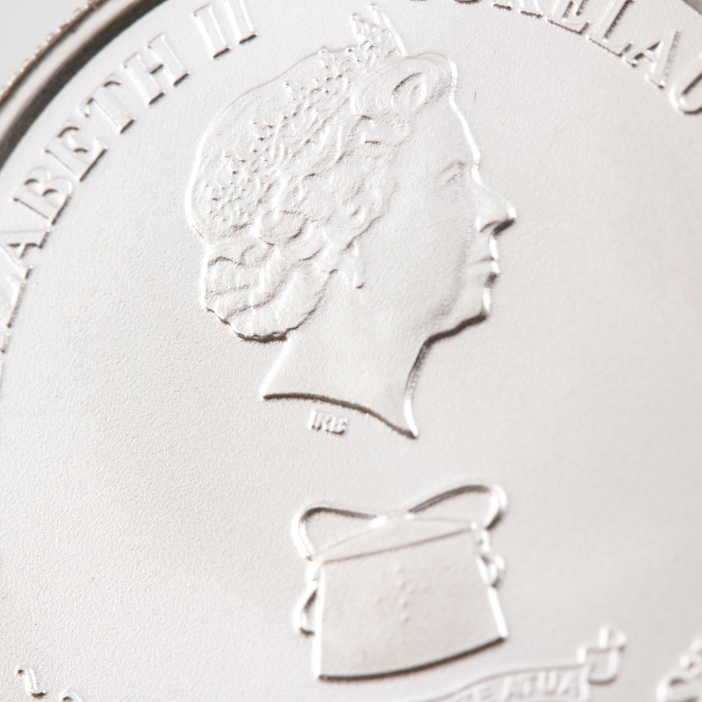 2014 Tokelau Kakahi Yellowfin Tuna Silver Two Dollar Coin