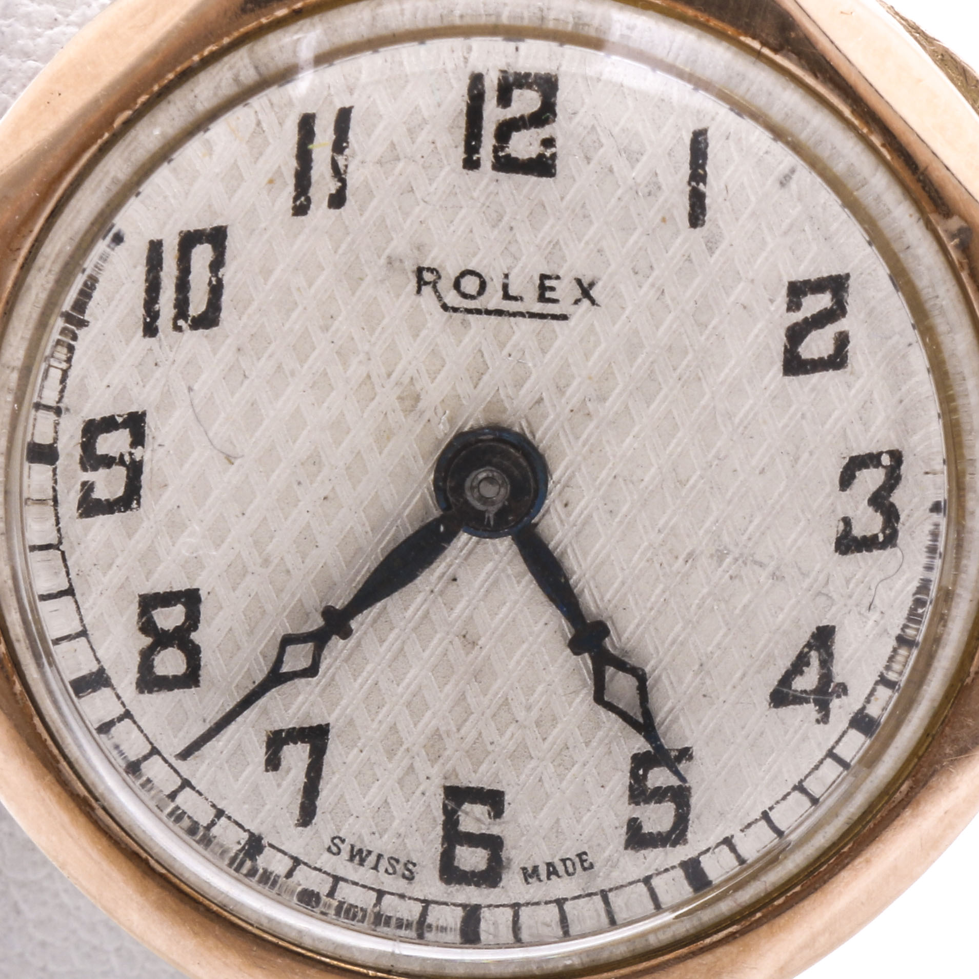 Vintage Rolex 9K Rose Gold Watch