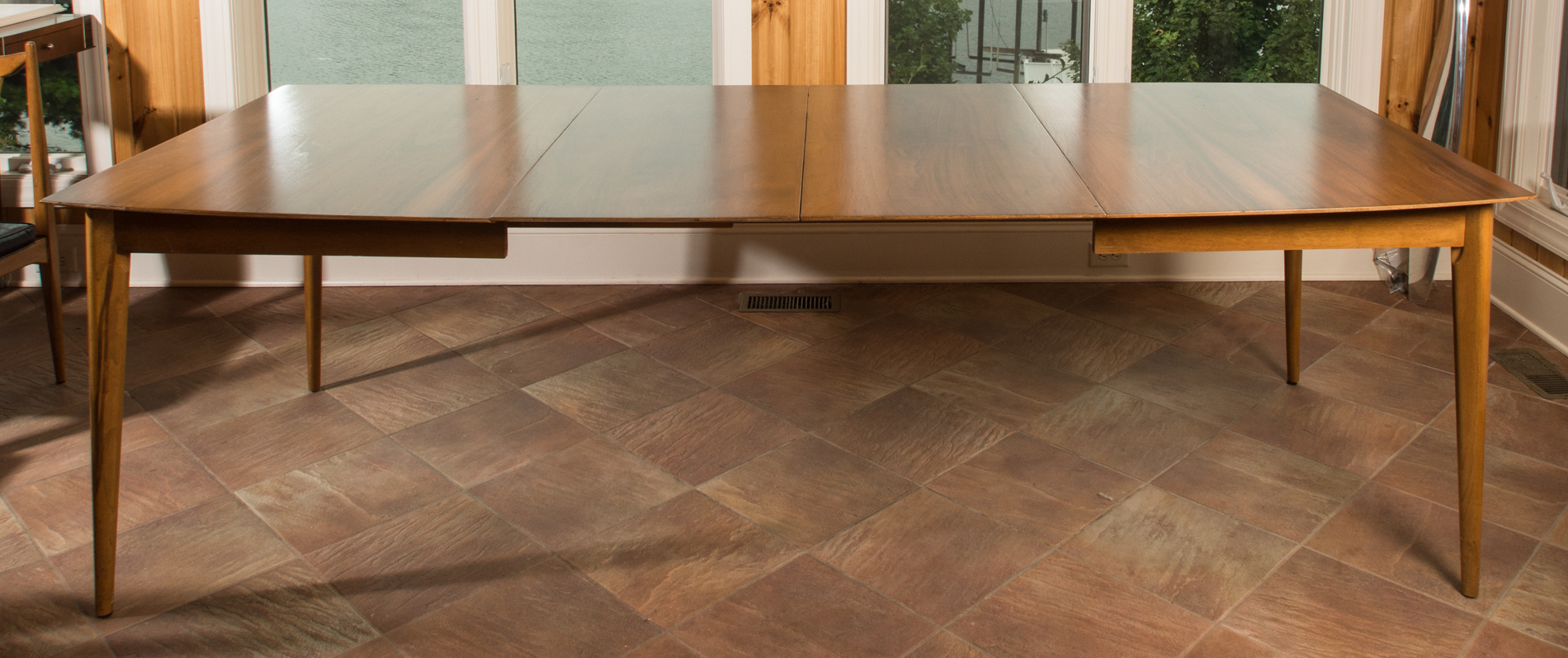 Danish Modern Dining Table with Unagusta Chairs