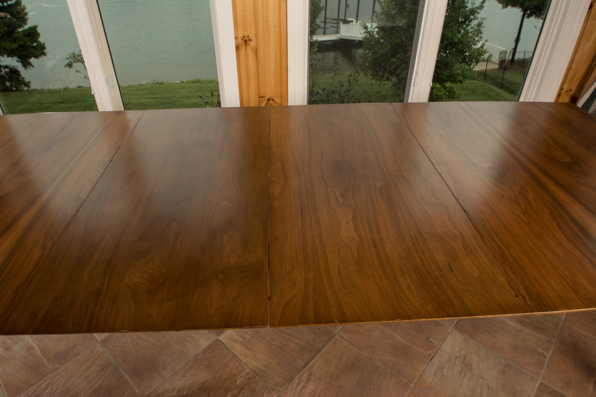 Danish Modern Dining Table with Unagusta Chairs