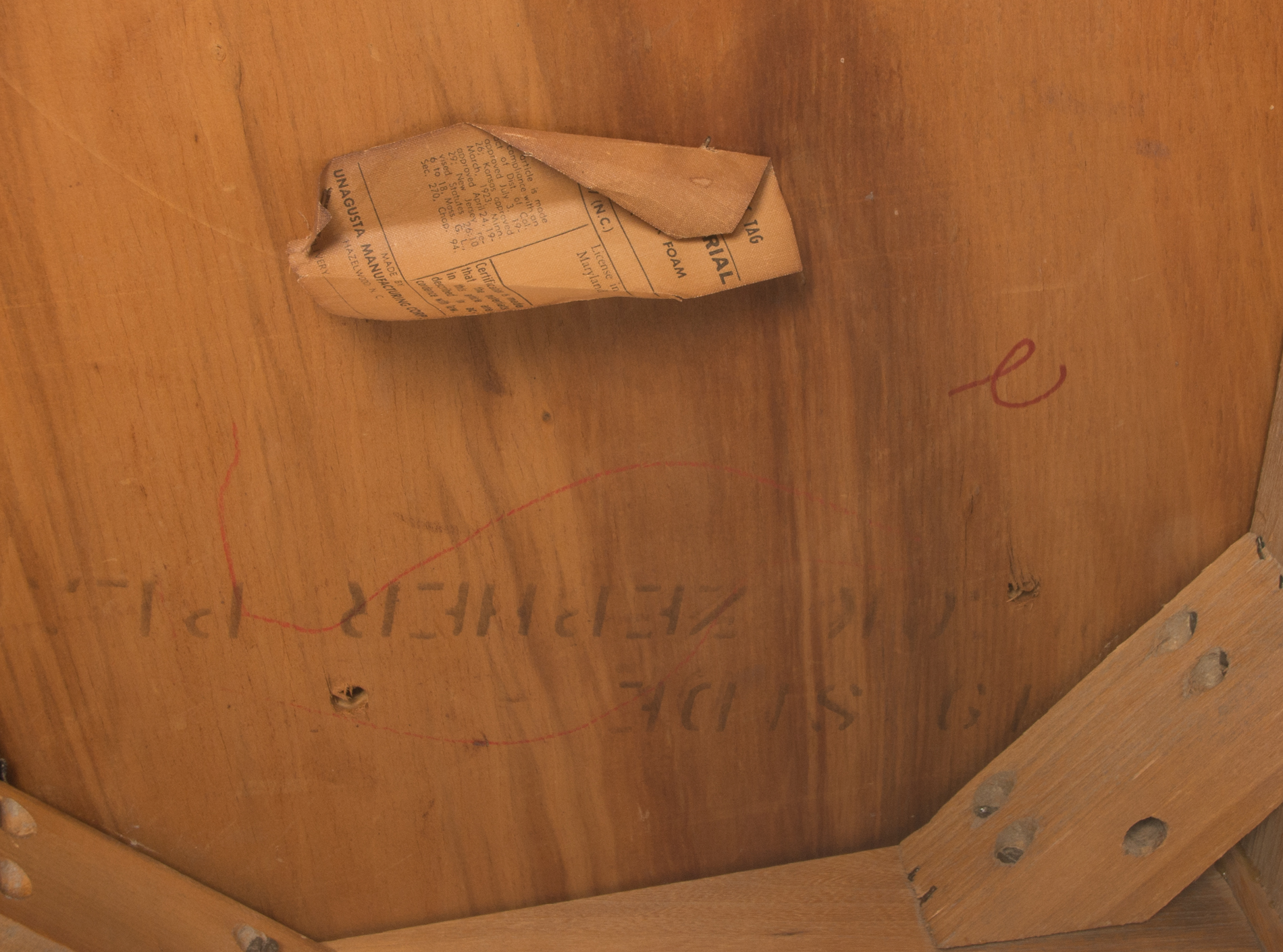 Danish Modern Dining Table with Unagusta Chairs