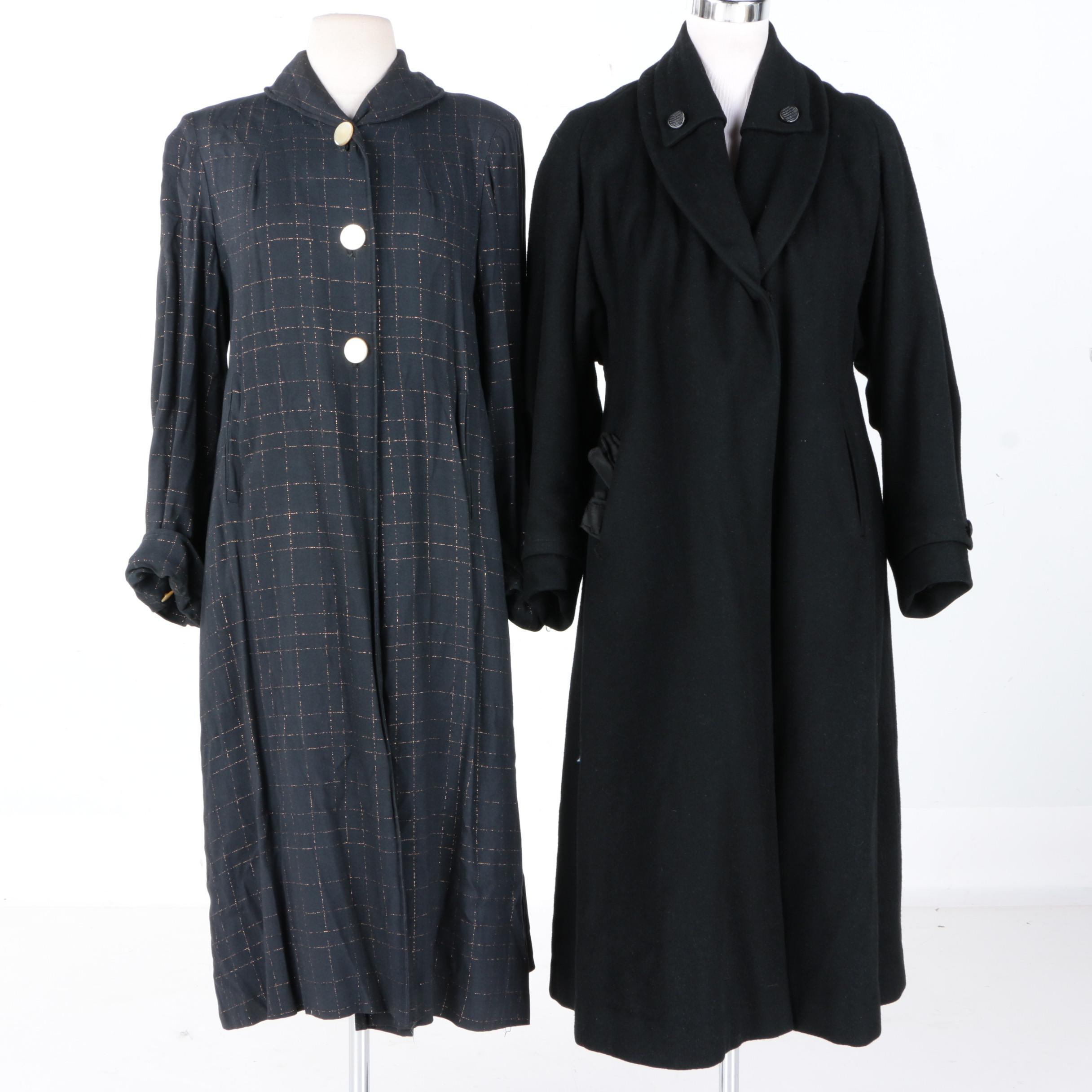 Circa 1950s Women's Coats Including Madigans