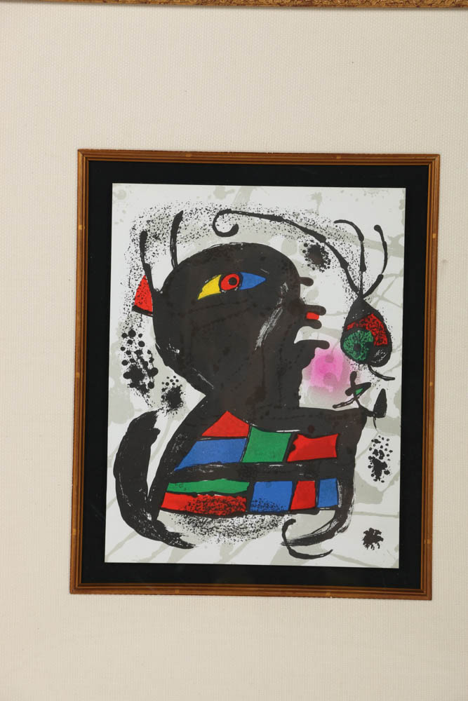 Joan Miro Lithograph on Paper "Lithograph V"