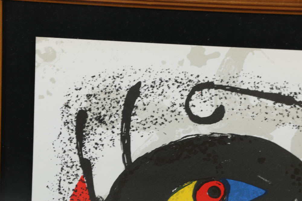 Joan Miro Lithograph on Paper "Lithograph V"