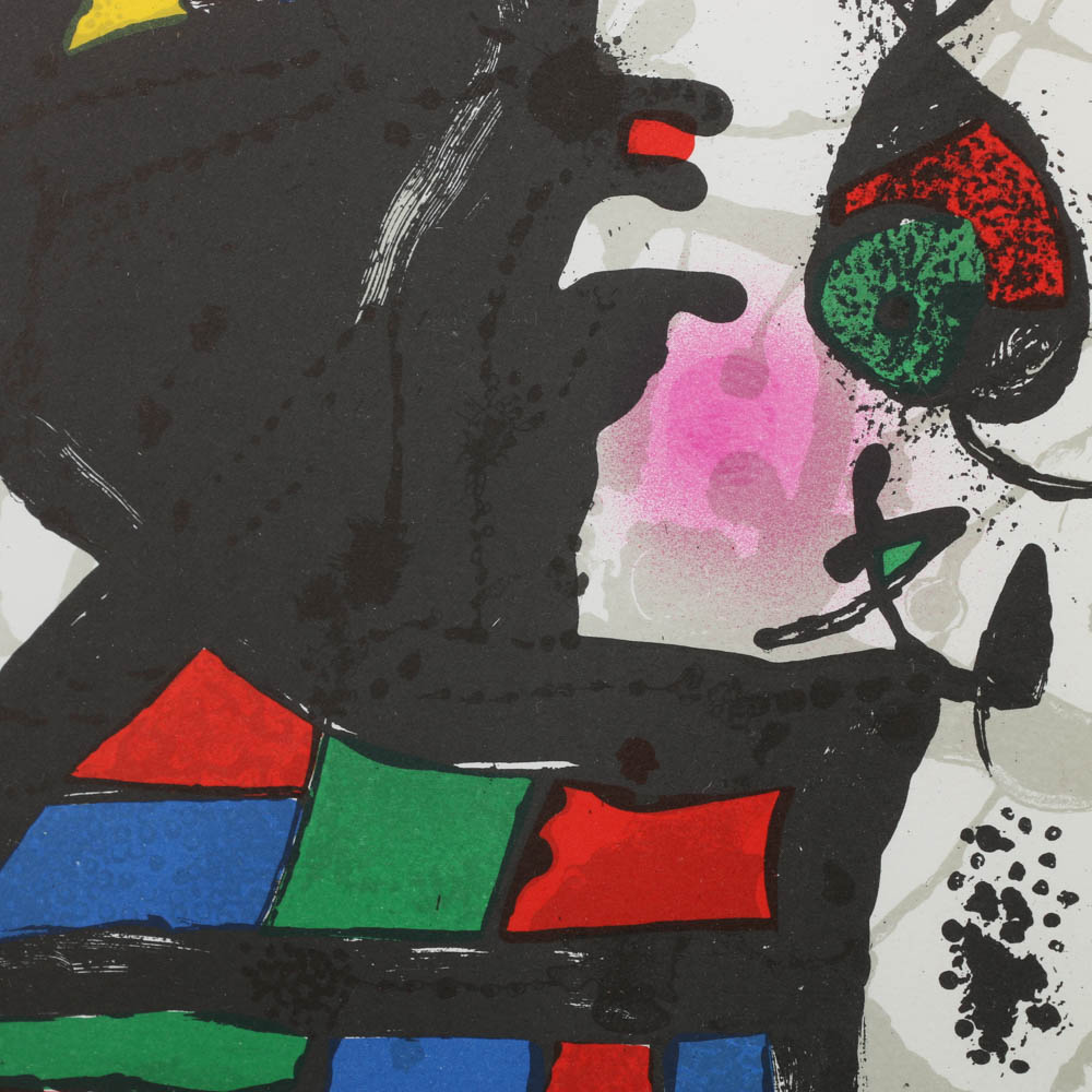 Joan Miro Lithograph on Paper "Lithograph V"