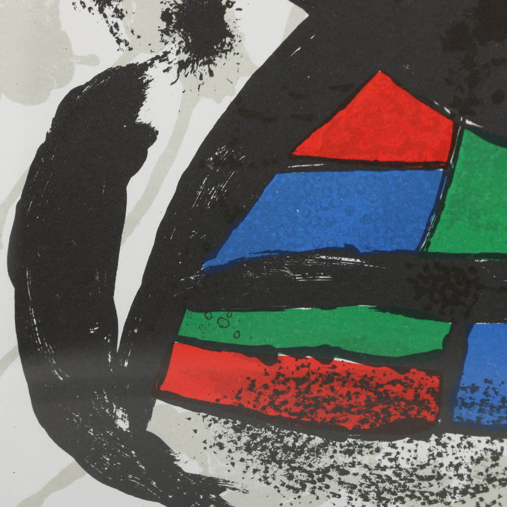 Joan Miro Lithograph on Paper "Lithograph V"