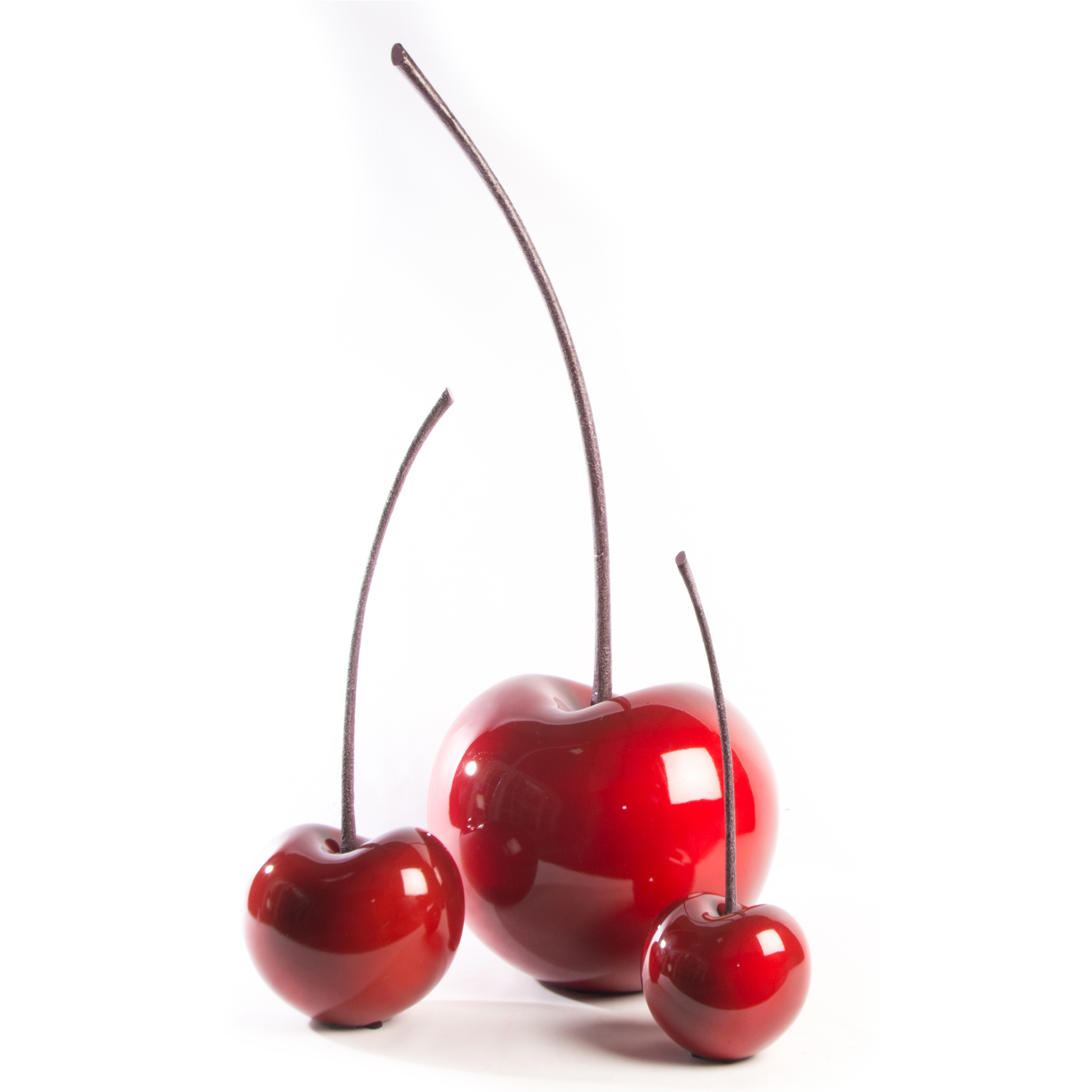 Pop-Art Style Oversized Cherry Decor by Hebi Arts
