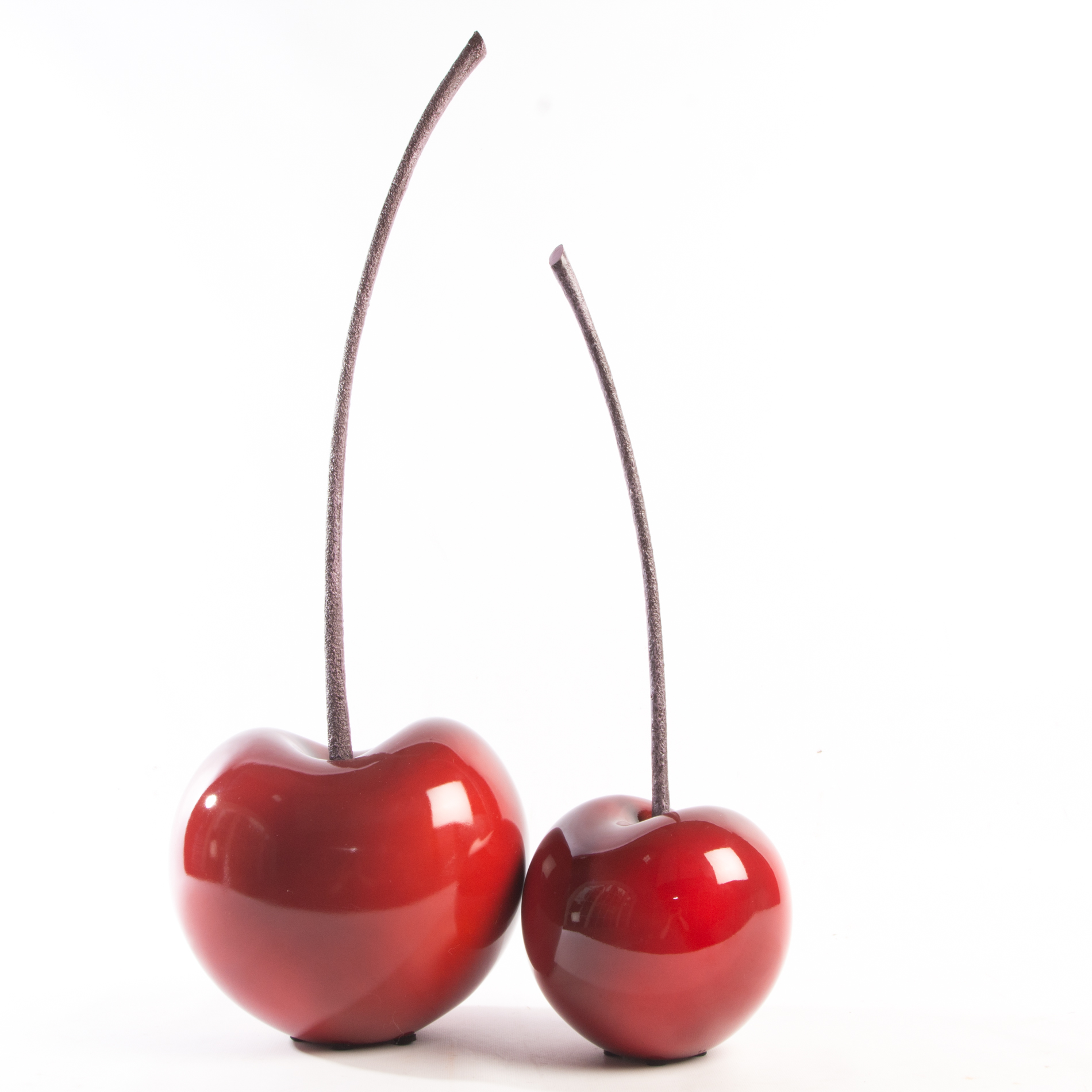 Pop-Art Style Oversized Cherry Decor by Hebi Arts