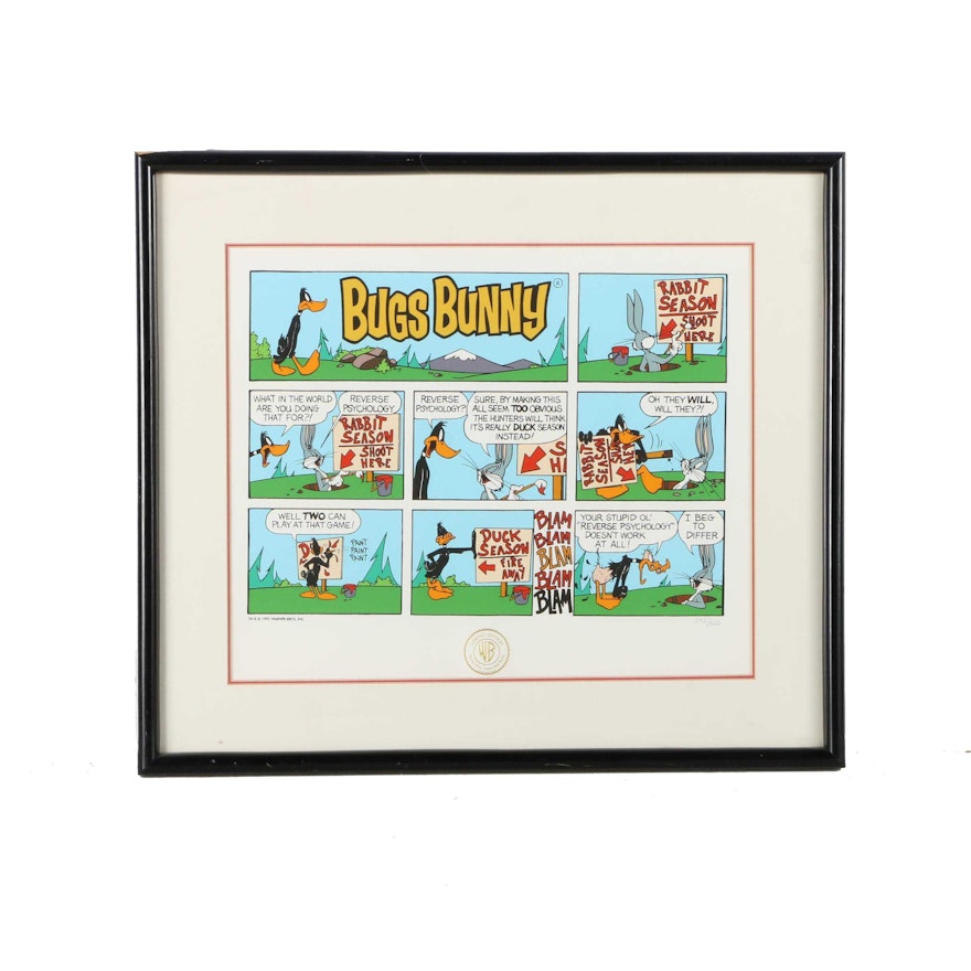 Warner Bros. Limited Edition Serigraph on Paper "Bugs Bunny"