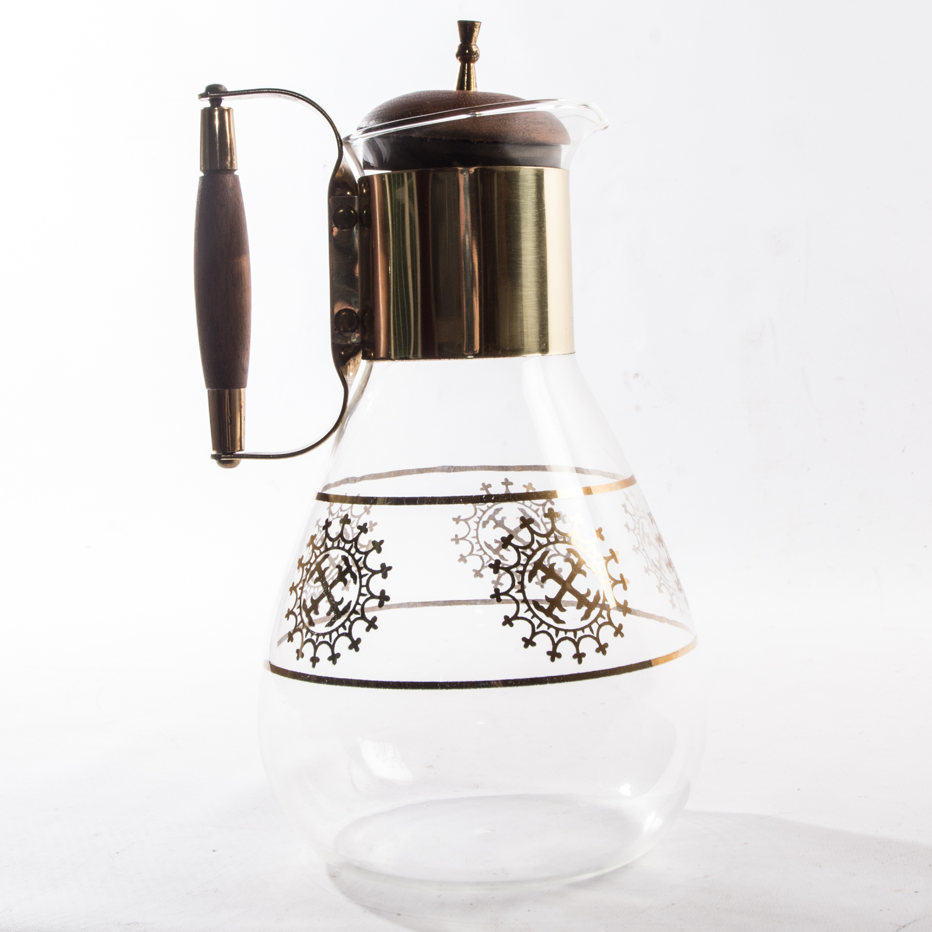 Mid Century Modern Glass Carafe