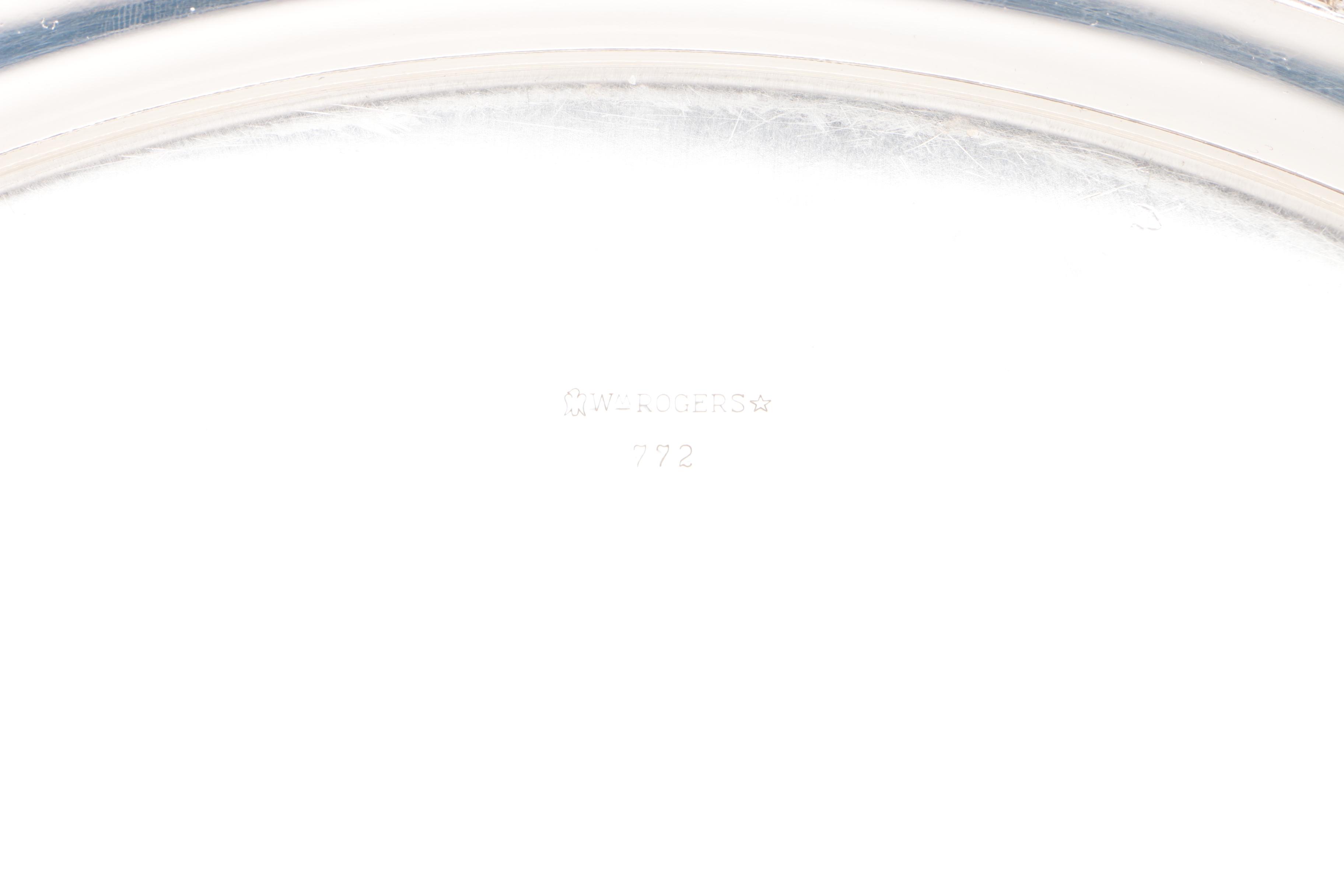 Gorham "Heritage" Silver Plate Tray and Other Silver Plate Servingware